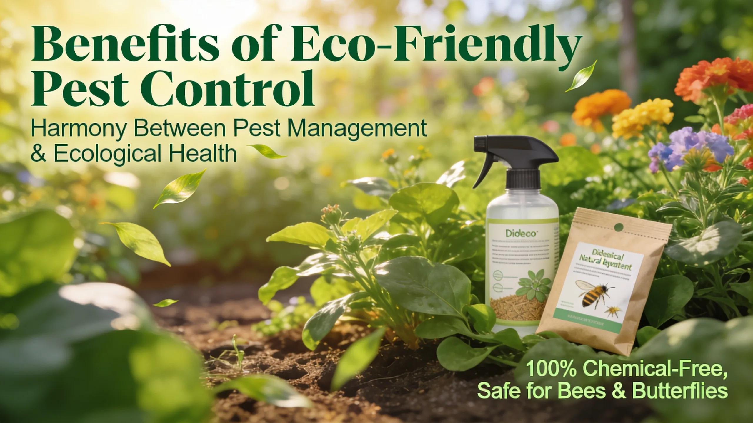 Benefits of professional pest control showcasing certified products and expert technicians