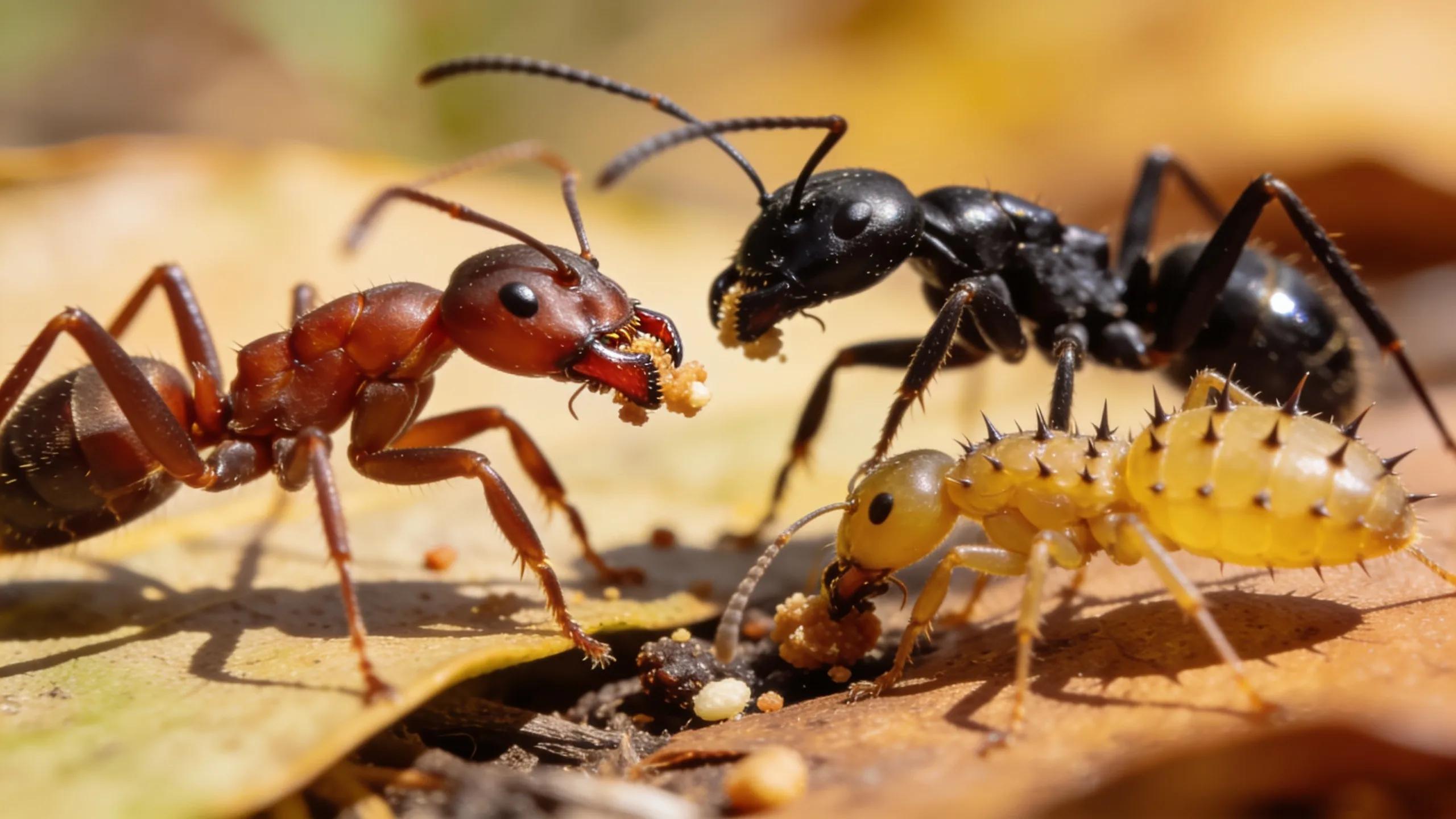 Variety of Melbourne ant species in their natural habitat, showcasing the importance of effective ant control methods